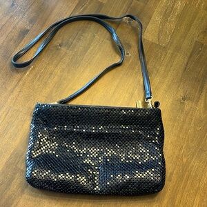 Vintage black sequin bag